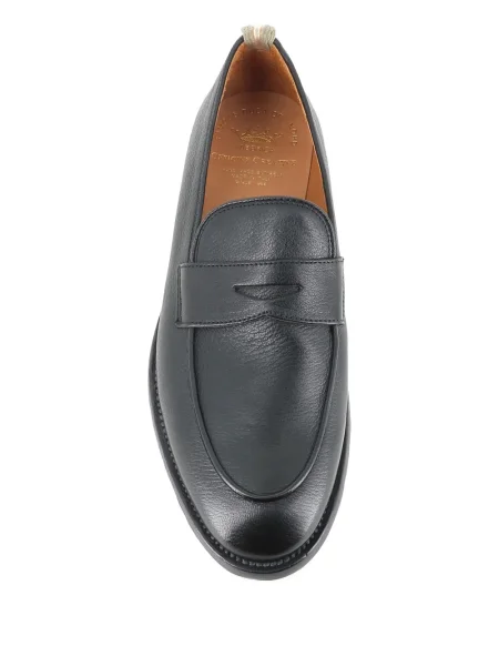 Pantofi loafer Officine Creative din piele negru