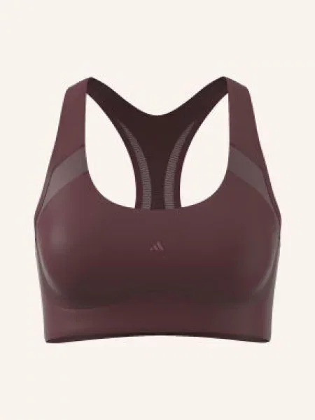 Adidas By Stella Mccartney Sportovní Podprsenka Adidas By Stella Mccartney Se Síťovinou tmavě červená