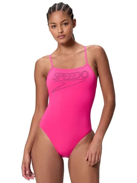 Strój kąpielowy jednoczęściowy Speedo Endurance+ Thinstrap różowy