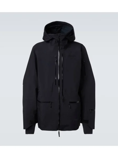 Smučarska jakna Norrøna s kapuco črna