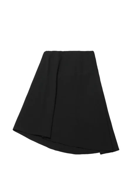 Rochie Jil Sander asimetrică negru