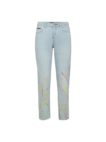 Boyfriendy Philipp Plein z kryształkami niebieskie