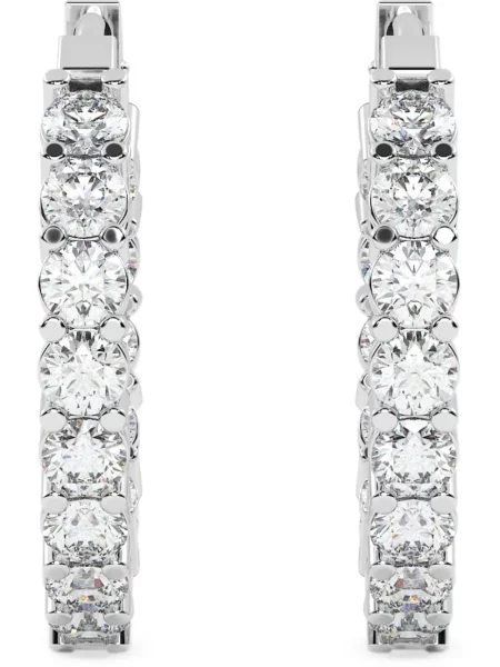 Cercei Diamond Essentials alb