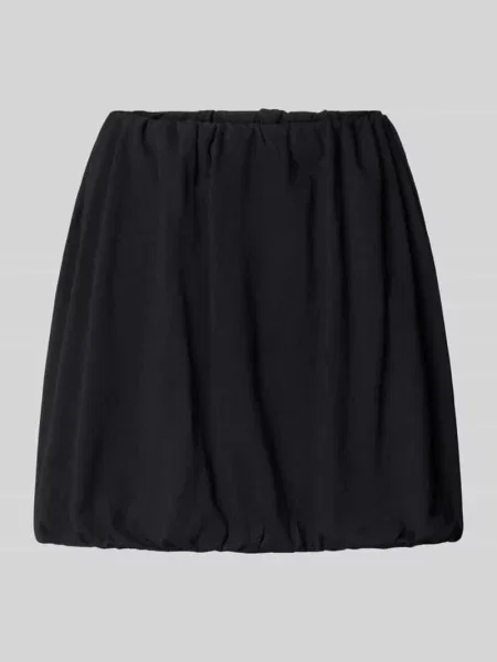 Spódnica mini o rozkloszowanym kroju z mieszanki bawełny model ‘TASS’ Vero Moda czarna