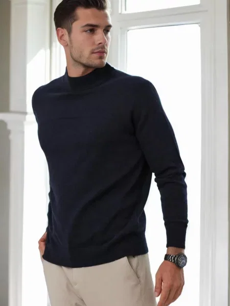 Golf golf Dewberry wełniany czarny