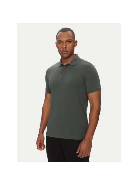 Поло Ea7 Emporio Armani серое