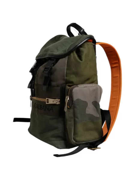 Rucsac Dolce & Gabbana cu model camuflaj verde