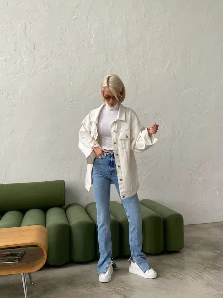 Джинсовая куртка Milirud белая