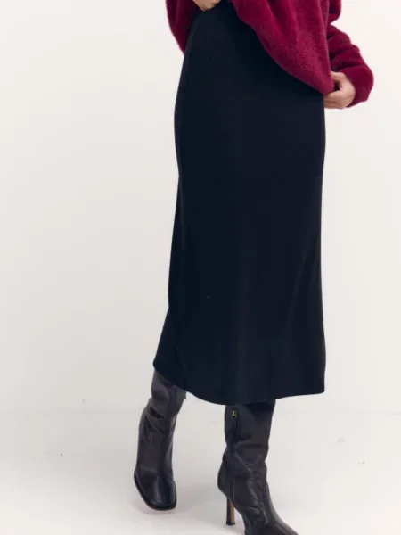 Спідниця міді Lilove чорний