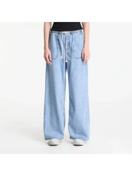 Дънки GAP V-Superlight Po Wide Leg Lt Tanaka Blue S синьо