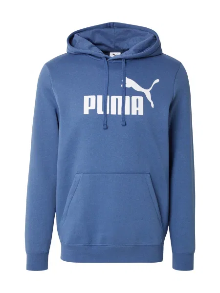 PUMA Športna majica Ess No. 1 safir bela