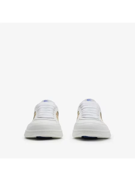 Sneakersy Burberry białe