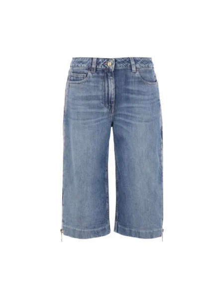 Bermudy Elisabetta Franchi niebieskie