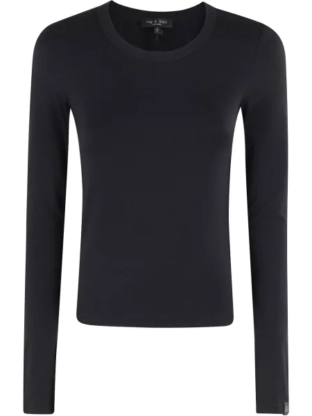 Tricou Rag & Bone din modal negru