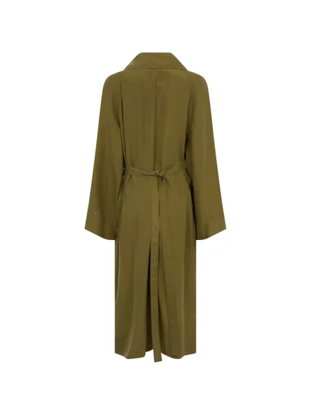 Trenci Alberta Ferretti de mătase plic verde