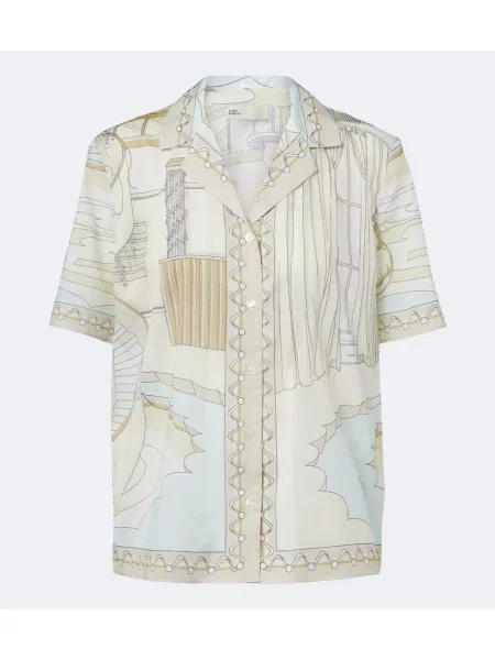 Cămașă Tory Burch cu imagine