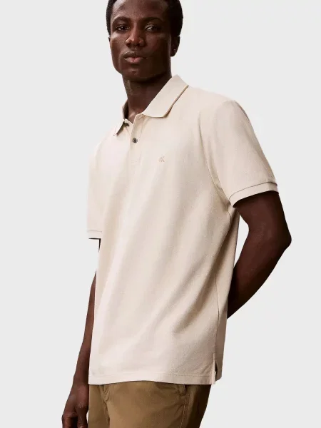 Поло Calvin Klein бежевое