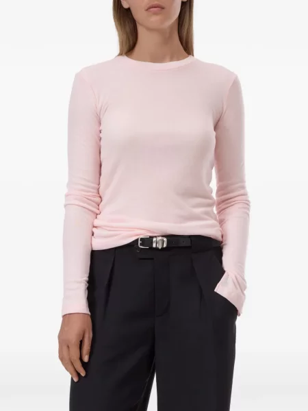 Lung tricou Closed roz
