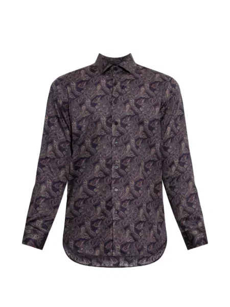 Cămașă Etro cu model paisley violet