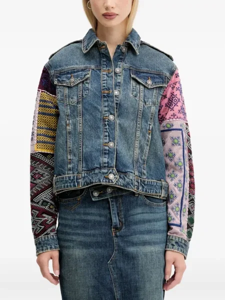 Geacă de blugi Desigual albastru