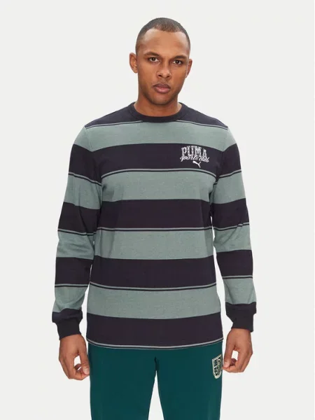 Puma Світшот Class Striped зелений