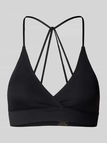 Biustonosz typu bralette w stylu kopertowym model ‘Dream’ Magic Bodyfashion czarny