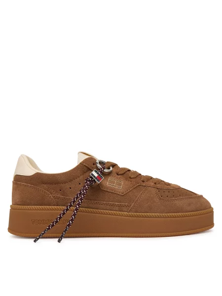 Sneakersy Tommy Jeans hnědé