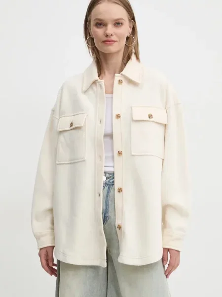 Яке тип риза Rip Curl HIGH TIDE преходен модел с уголемена кройка бежово