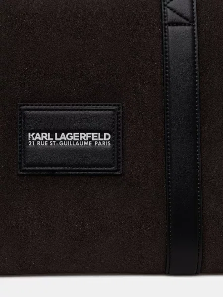 Замшевая сумка Karl Lagerfeld