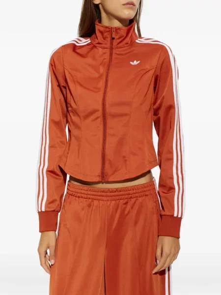 Μακρύς ριγέ τρέξιμο πουλόβερ Adidas μπλε