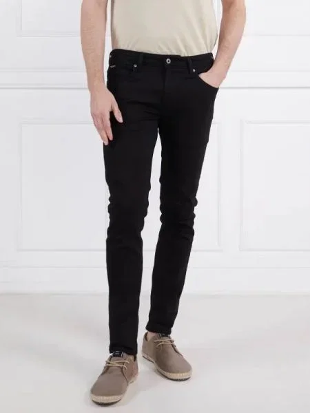 Pepe Jeans London Blugi FINSBURY | Skinny fit negru