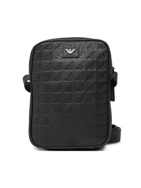 Emporio Armani kabelka pánska kožená čierna