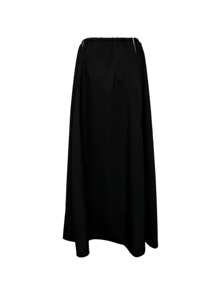 Fustă midi Msgm în linie A negru