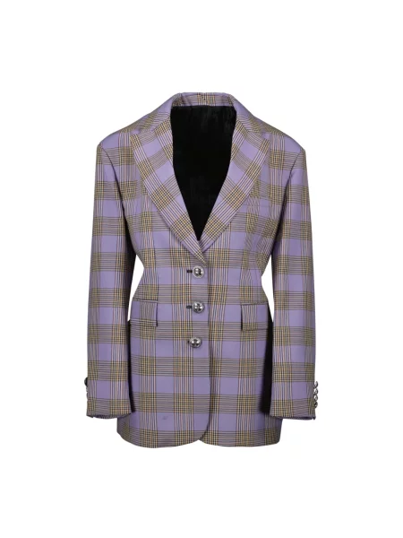 Wielobarwność marynarka Rabanne fioletowa