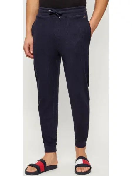 BOSS BLACK Pantaloni de trening Structure negru