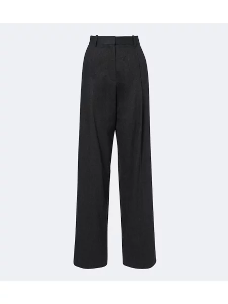 Pantaloni Khaite de lână gri