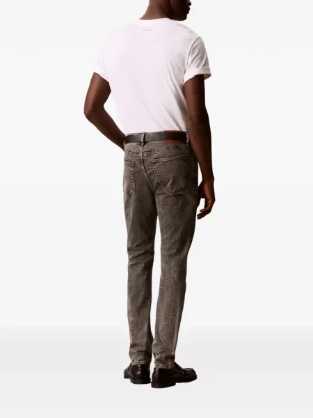 Blugi Calvin Klein cu autograf maro