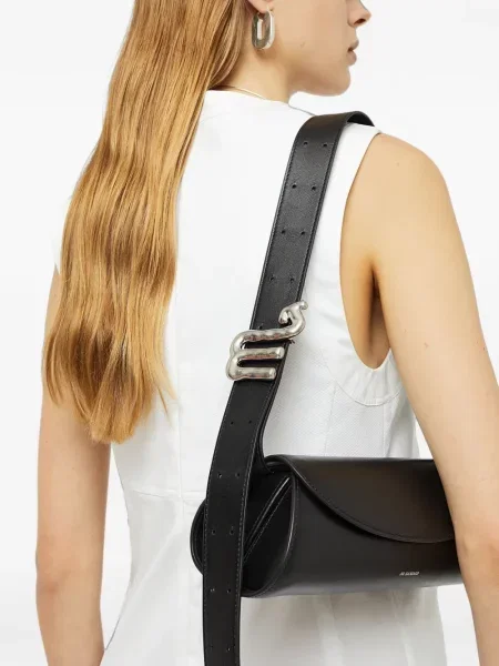 Geantă Jil Sander cu cataramă
