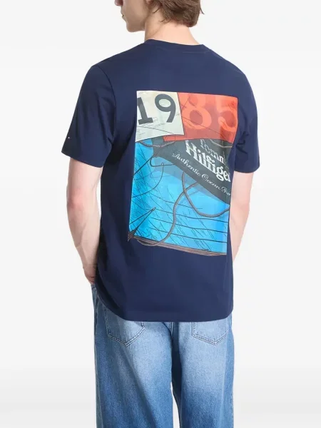 Cămașă Tommy Hilfiger albastru