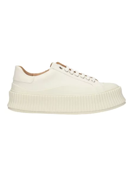 Sneakersy Jil Sander na platformie białe