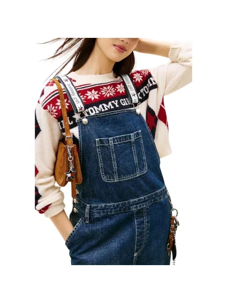 Overal Tommy Jeans modrý