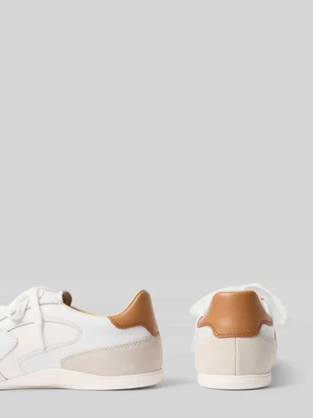 Sneakersy ze skóry z detalem z logo Model Sperly' Gant białe