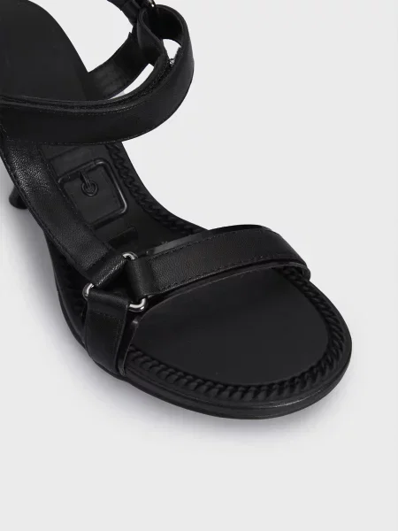 Шкіряні босоніжки Prpy чорні