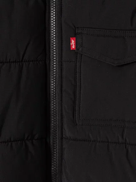 Levi's капитонирано яке за деца MEDIUM WEIGHT PUFFER черно