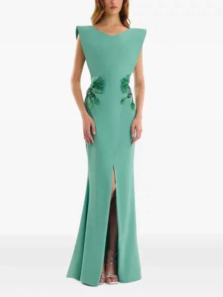 Rochie maxi Gemy Maalouf verde