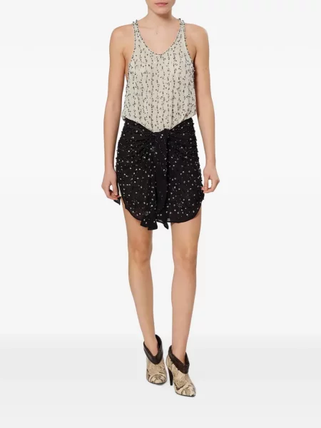 Rochie mini Isabel Marant cu paiete negru