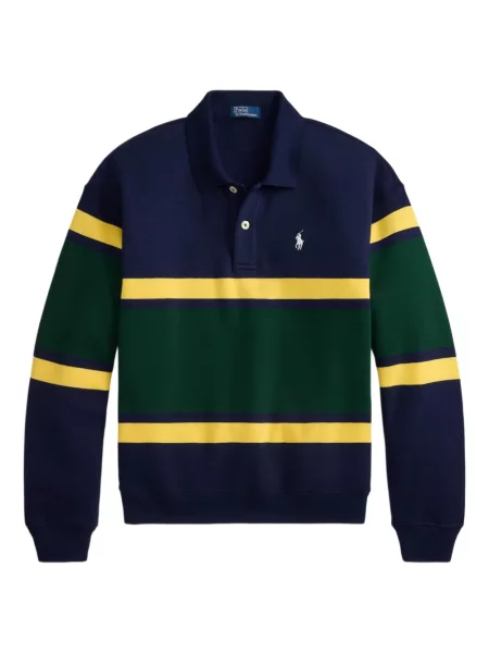 Briaunotas pusiau užtrauktukas zomšinės bokseriai Polo Ralph Lauren balta
