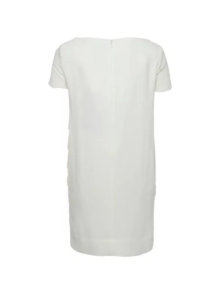 Rochie mini Elisabetta Franchi din șifon alb