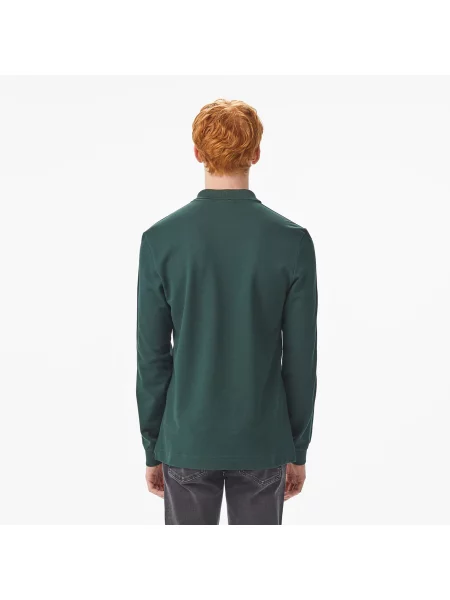 Поло Lacoste зеленое