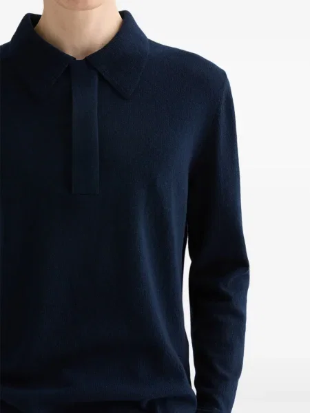 Pulover Jil Sander lung albastru